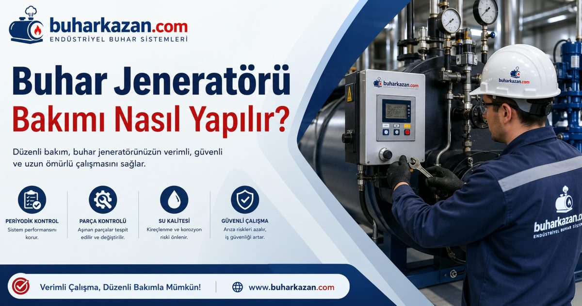 Buhar Jeneratörü Bakımı Nasıl Yapılır Buhar Jeneratörü Bakımı Nasıl Yapılır