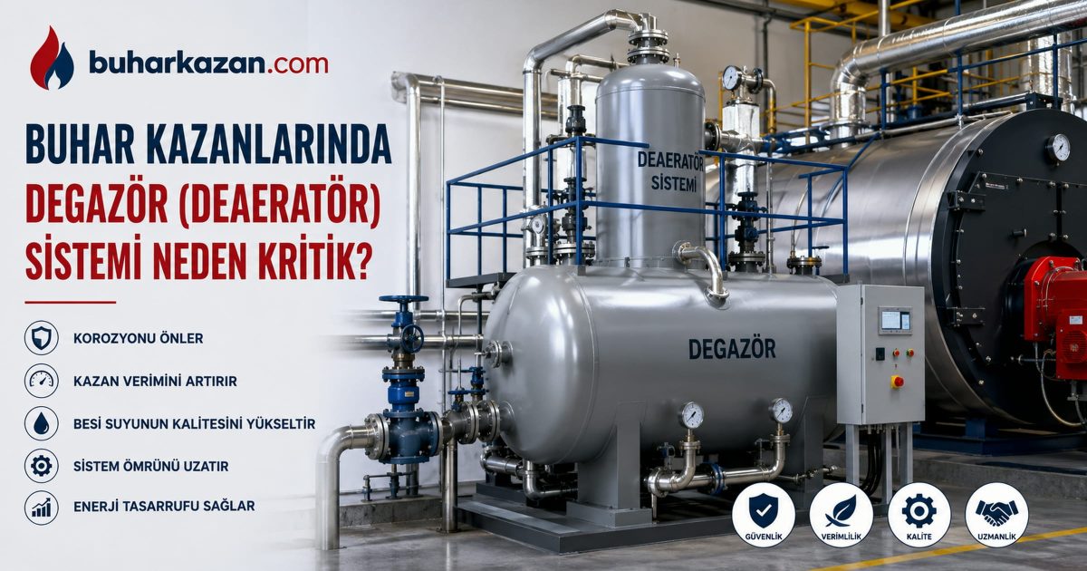 Buhar Kazanlarında Degazör (Deaeratör) Sistemi Neden Kritik