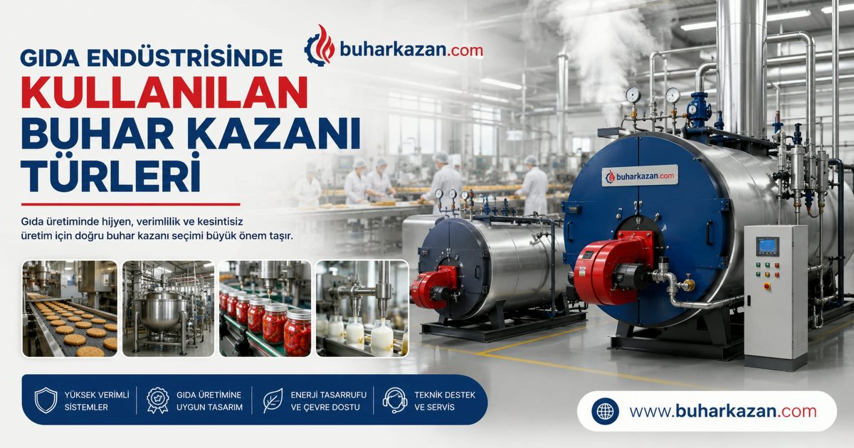 Gıda Endüstrisinde Kullanılan Buhar Kazanı Türleri