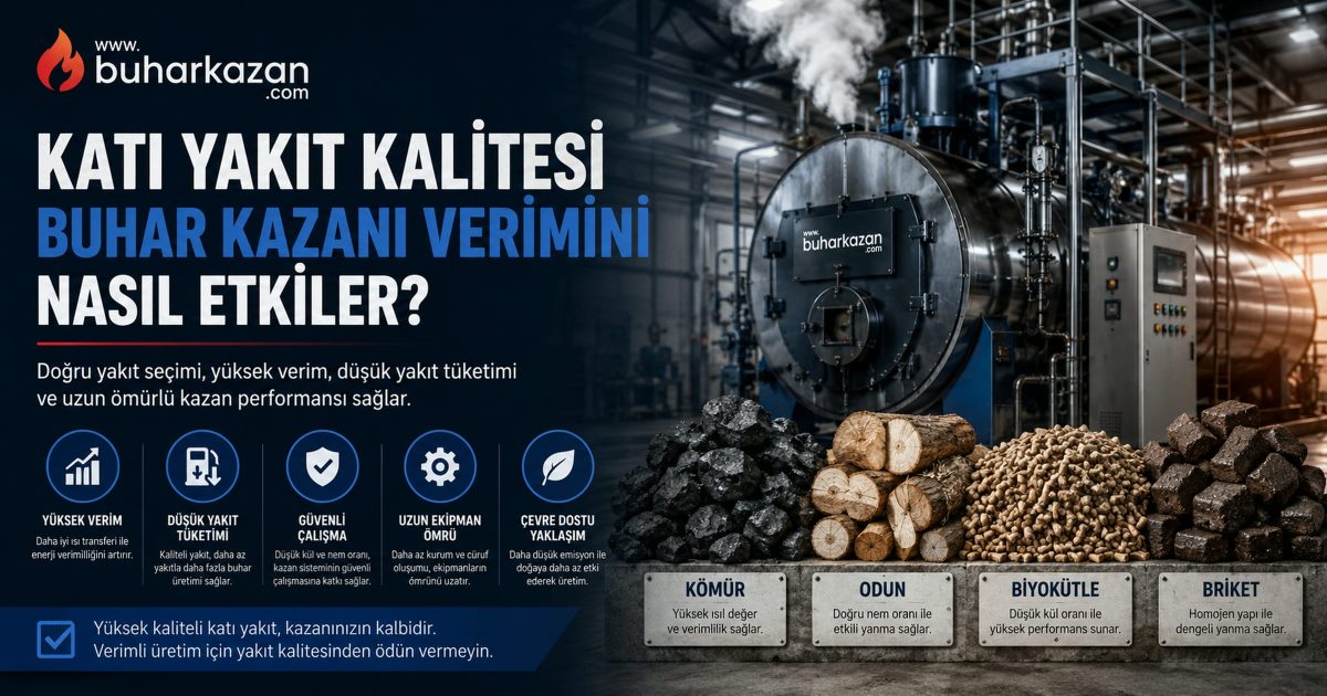 Katı Yakıt Kalitesi Buhar Kazanı Verimini Nasıl Etkiler
