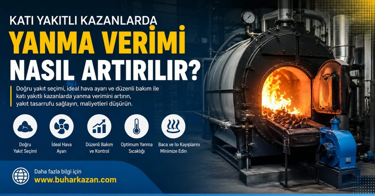 Katı Yakıtlı Kazanlarda Yanma Verimi Nasıl Artırılır Katı Yakıtlı Kazanlarda Yanma Verimi Nasıl Artırılır