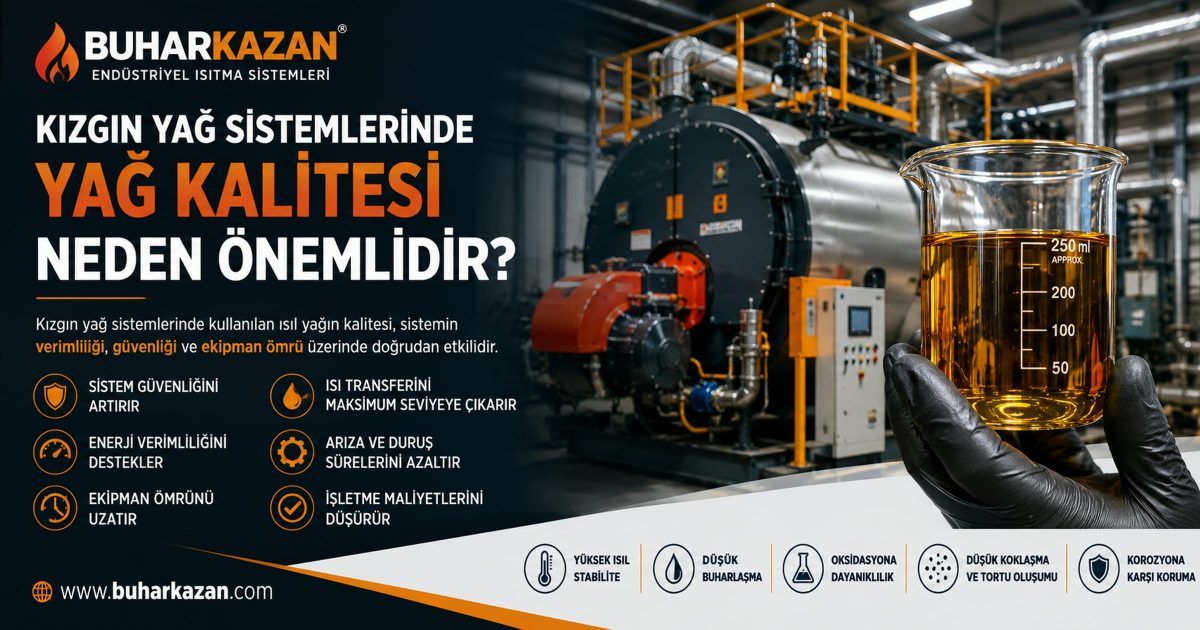 Kızgın Yağ Sistemlerinde Yağ Kalitesi Neden Önemlidir