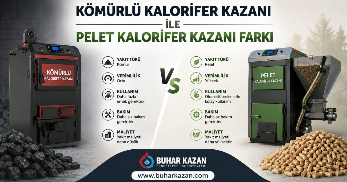 Kömürlü Kalorifer Kazanı ile Pelet Kalorifer Kazanı Farkı