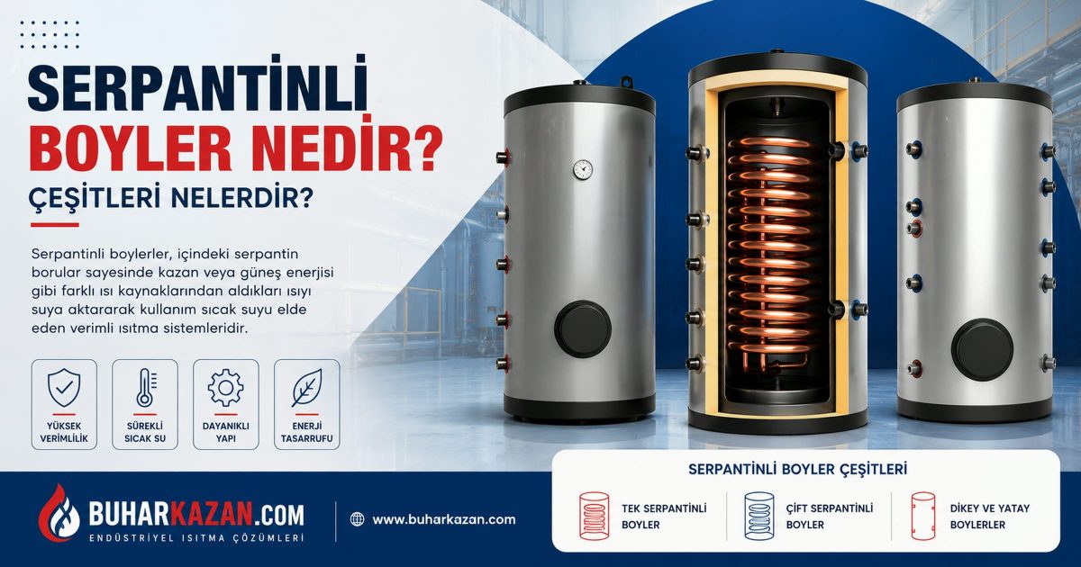 Serpantinli Boyler Nedir Çeşitleri Nelerdir Serpantinli Boyler Nedir Çeşitleri Nelerdir